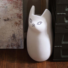 画像をギャラリービューアに読み込む, ちょこんとお座りフォルムがたまらにゃい!猫型傘立て/ホワイト