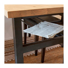画像をギャラリービューアに読み込む, 直線を活かしたシンプルなデザインのダイニングテーブル/BR
