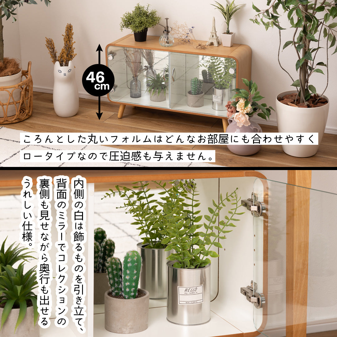 飾り棚　コレクションなど、素敵に飾れます。 大好きを素敵に飾る！こだわりのアーチ型コレクションシェルフ/WH