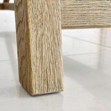 画像をギャラリービューアに読み込む, 木の質感を感じるオーク古材のダイニングテーブル（幅160）
