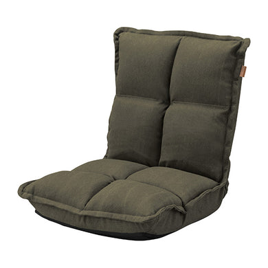 安定の座り心地 シンプルリクライニングチェア/GR